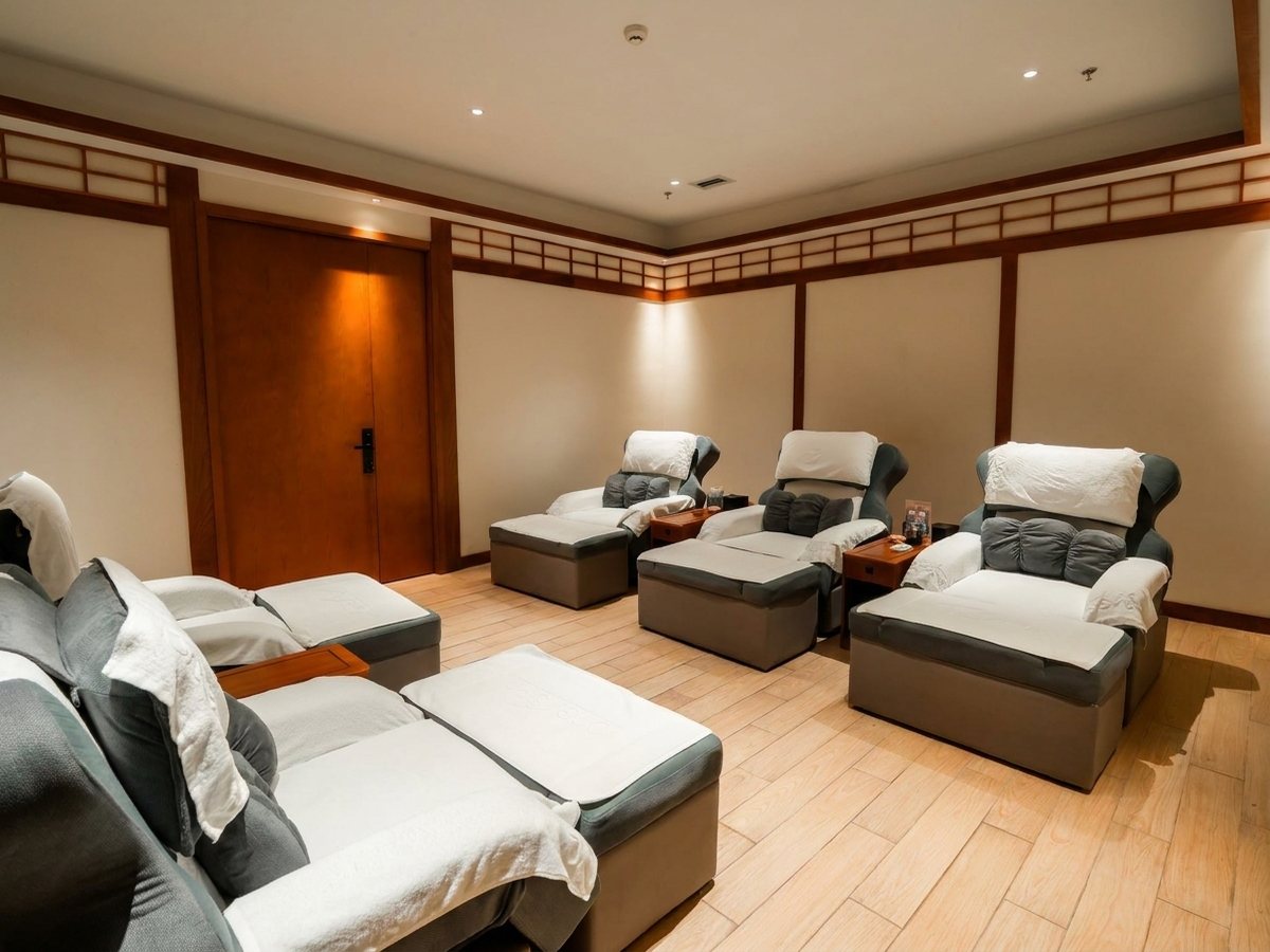 Foot massage room